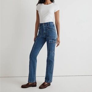 Madewell 90’s Cargo Straight Jeans Size 27